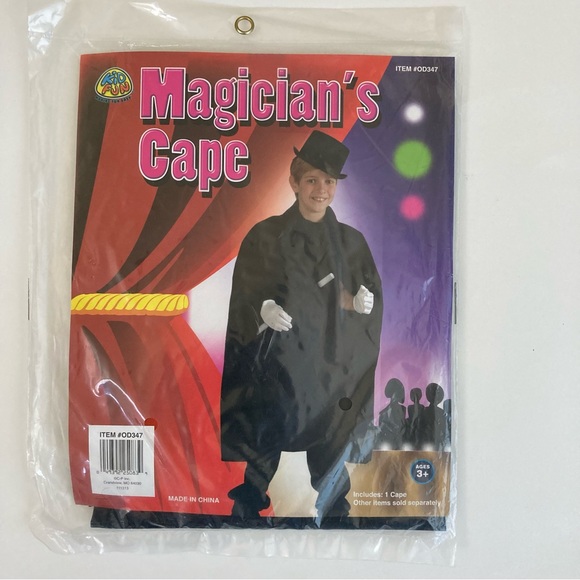 Kid Fun Magician's Cape Child Costume - Picture 1 of 3